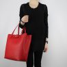 Bolsa de compras, vertical, Patrizia Pepe, rojo y rosa 2V5517 AV63