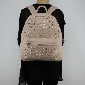 Backpack Patrizia Pepe pink with studs and pearls 2V5850 A2XM