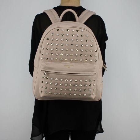 Sac à dos Patrizia Pepe rose avec des clous et perles 2V5850 A2XM