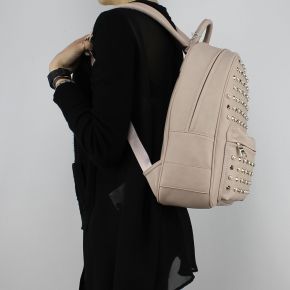 Backpack Patrizia Pepe pink with studs and pearls 2V5850 A2XM