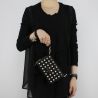 Sac tracollina Patrizia Pepe noir avec clous et perles 2V7214 A2XM