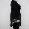 Sac tracollina Patrizia Pepe noir avec clous et perles 2V7214 A2XM