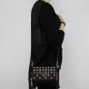 Sac tracollina Patrizia Pepe noir avec clous et strass 2V7214 A3CR