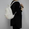 Mochila Patrizia Pepe blanco con tachuelas y strass 2V7768 A3CR