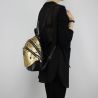 Backpack Patrizia Pepe gold sequined 2V7786 A2BF