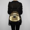 Backpack Patrizia Pepe gold sequined 2V7786 A2BF
