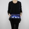 Shoulder bag Patrizia Pepe blue with sequins 2V7795 A2BF