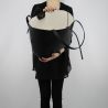 Bolsa de compras reversible Patrizia Pepe blanco y negro y crema 2V7823 A3CX