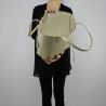 Shopping bag reversible Patrizia Pepe pearl and gold 2V7823 A3CX