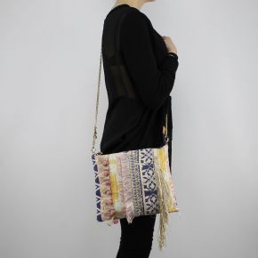 Shoulder bag Patrizia Pepe multicolor with fringe 2V7921 A3FJ