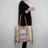 Sac Shopping par Patrizia Pepe multicolore avec une frange 2V7964 A3FJ