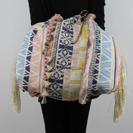 Shoulder bag Patrizia Pepe multicolor with fringe 2V8037 A3FJ