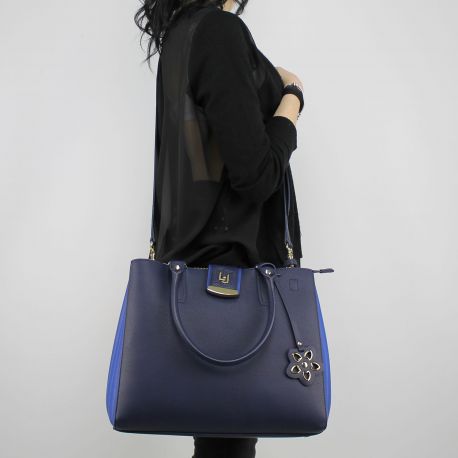 Borsa Bauletto Liu Jo Tote Phoenix bleu N18015 E0040