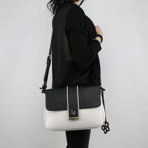 Shoulder bag Liu Jo Phoenix black and white N18018 E0040