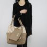 Shopping bag Liu Jo indian beige and taupe N18220 T7114