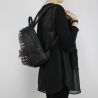 Rucksack von Patrizia Pepe in schwarz mit nieten und strass 2V7768 A3CR