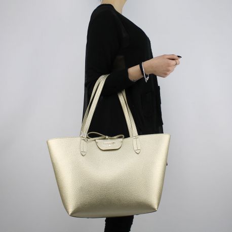 Shopping bag reversible Patrizia Pepe gold perle 2V5452 AV63