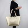 Bolsa de compras reversible Patrizia Pepe de oro de la perla 2V5452 AV63