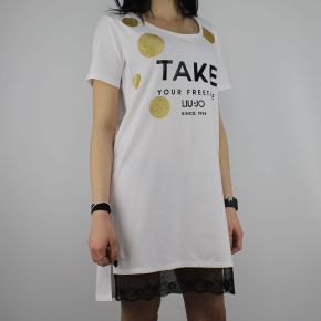 T-Shirt Liu Jo Sport Jolie blanc