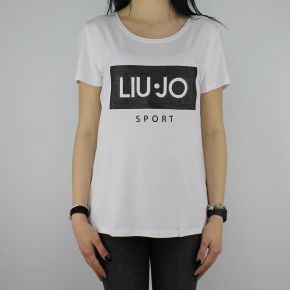T-Shirt Liu Jo Sport Cloe blanc