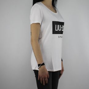 T-Shirt Liu Jo Sport Cloe blanc