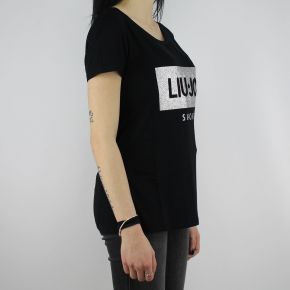 T-Shirt Liu Jo Sport Cloe nera