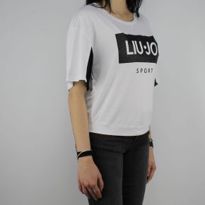 T-Shirt Liu Jo Sport Cloe blanc T18115