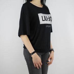 T-Shirt Liu Jo Sport Chloe noir T18115