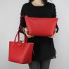 Bolsa de compras reversible Patrizia Pepe rojo y rosa 2V5516 AV63