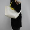 Sac Shopping réversible Patrizia Pepe jaune pearl 2V5516 AV63