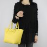 Sac Shopping réversible Patrizia Pepe jaune pearl 2V5516 AV63