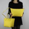 Sac Shopping réversible Patrizia Pepe jaune pearl 2V5516 AV63