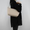 Bolsa de compras reversible Patrizia Pepe el beige y el negro 2V5516 AV63