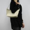 Sac Shopping réversible Patrizia Pepe perle et d'or 2V5516 AV63