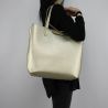 Bolsa de compras, vertical, Patrizia Pepe de la perla y oro 2V5517 AV63