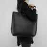 Sac de courses, à la verticale, Patrizia Pepe noir et or 2V5517 AV63