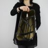 Sac de courses, à la verticale, Patrizia Pepe noir et or 2V5517 AV63