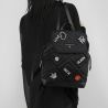 Backpack Patrizia Pepe in technical fabric padded and quilted black