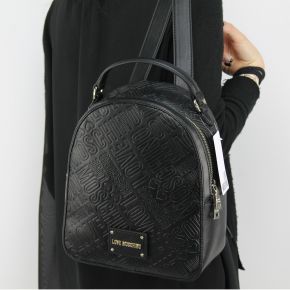 Sac à dos de la marque Love Moschino noir logo JC4229PP05KB0000