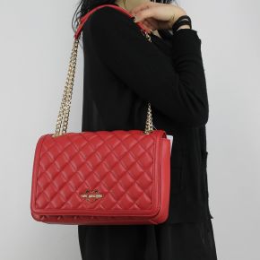 Shoulder bag Love Moschino red quilted JC4200PP05KA0500