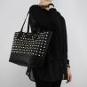 Shopping bag reversible Patrizia Pepe black with studs and pearls 2V7193 A2XM
