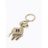 Keychain keyring Patrizia Pepe dog shiny gold