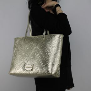 Shopping bag Love Moschino logo gold JC4233PP05KC0901