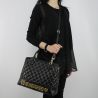 Borsa bauletto Love Moschino black quilted JC4201PP05KA000B