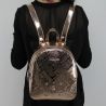 Mochila de Love Moschino pintura logotipo de cobre JC4239PP05KD0905