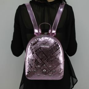 Mochila de Love Moschino pintura logotipo de rosa JC4239PP05KD0600