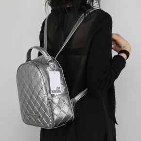 Backpack Love Moschino silver JC4271PP05KH0902
