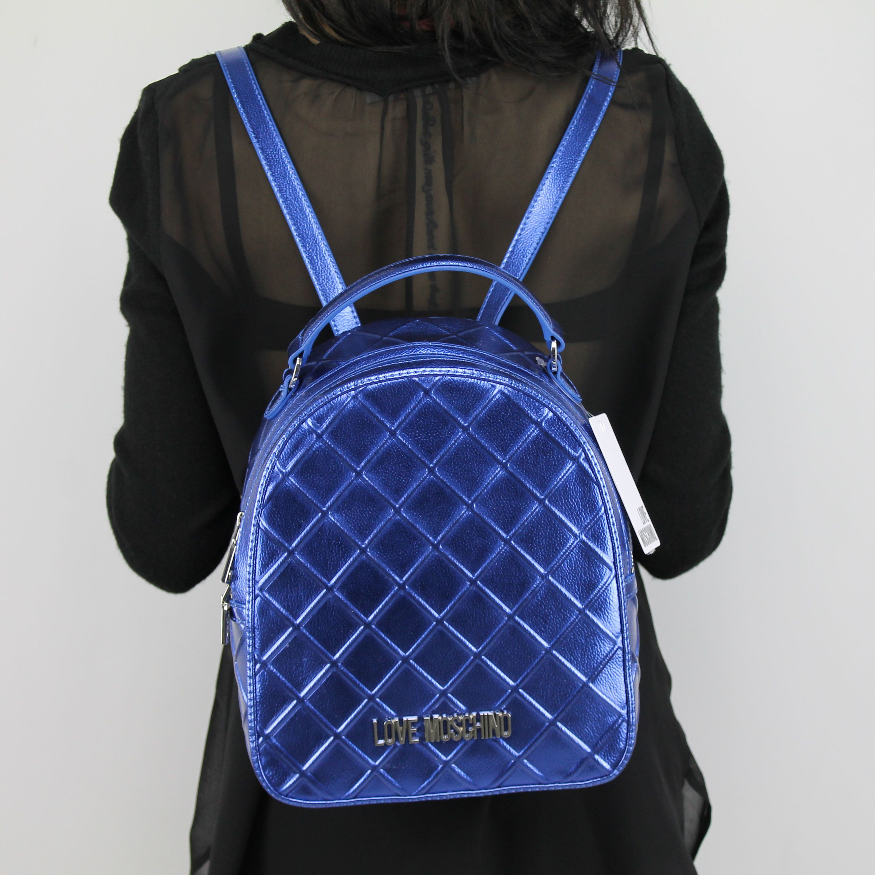 Backpack Love Moschino blue JC4271PP05KH0750 - In More Est Store