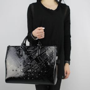 Le sac de la marque Love Moschino peinture logo noir JC4240PP05KD0000
