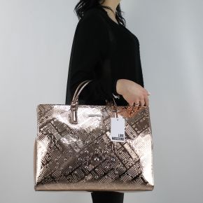 Le sac de la marque Love Moschino logo de la peinture cuivre JC4240PP05KD0905